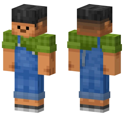 Jorgito Blue Overalls Minecraft skin