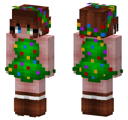 Josephine Christmas Tree Skin Minecraft skin