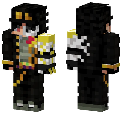 Jotaro Star Platinum Over Heaven Minecraft skin