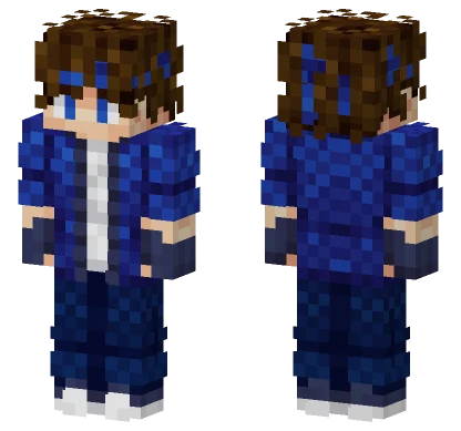 Jrowyt Blue Jacket Minecraft skin