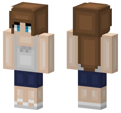 Judith Barsi Minecraft skin