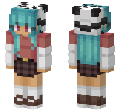 Jungle Raccoon Minecraft skin