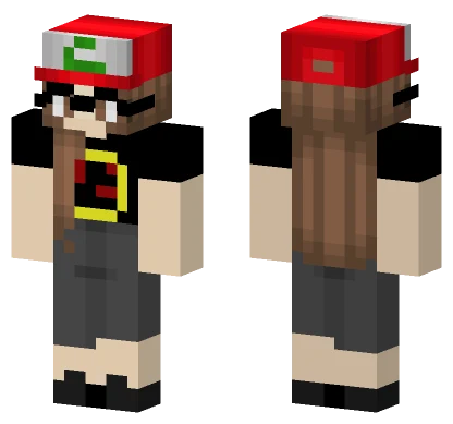 Jurassic Pokemon Girl Minecraft skin