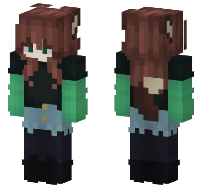 Just Another Day Persona Outfit Minecraft skin
