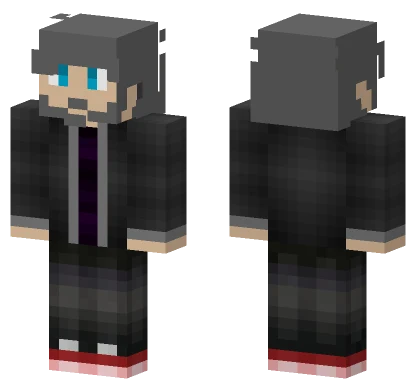 Justdee Black Suit Minecraft skin