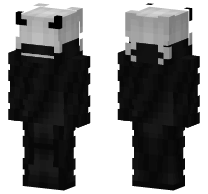 K1d1 Black White Blindfold Minecraft skin