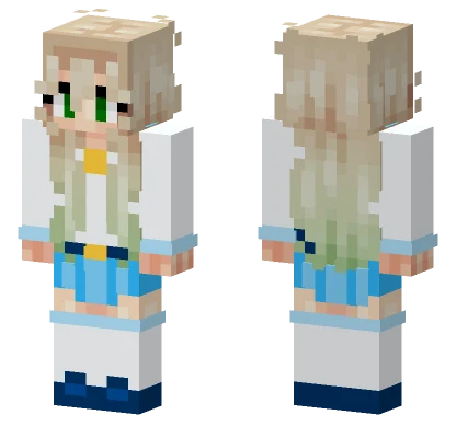 Kaede's School Uniform Minecraft skin