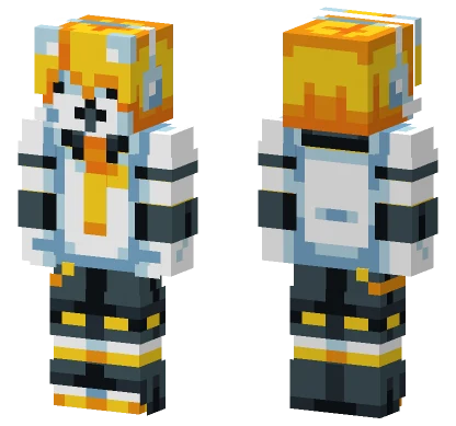 Kagamine Len Cat Outfit Minecraft skin
