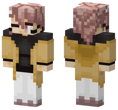 Kai Hero Custom Orange Minecraft skin
