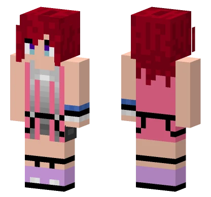 Kairi Kingdom Hearts 2 Minecraft skin