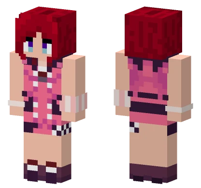 Kairi Kingdom Hearts 3 Minecraft skin
