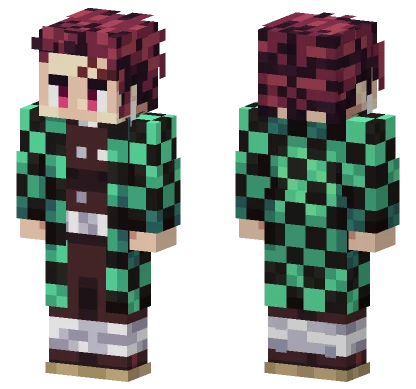 Kamado Tanjiro 2025 Minecraft skin