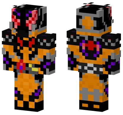 Kamen Rider Oma Max Magma Minecraft skin