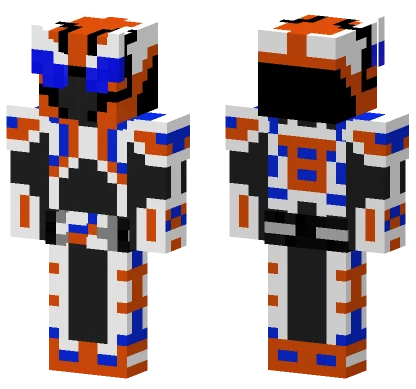 Kamen Rider Zmetal Minecraft skin