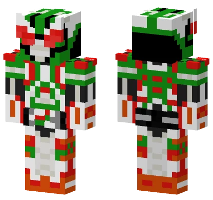 Kamen Rider Zmetal Graphite Raptor Minecraft skin