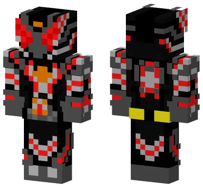 Kamen Rider Zmetal Type Buster Dragon Minecraft skin