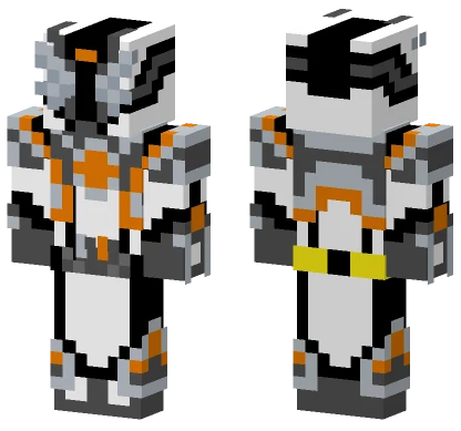 Kamen Rider Zmetal Wolf Minecraft skin