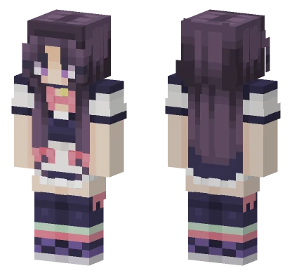 Kanae School Uniform Minecraft skin