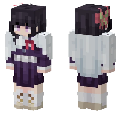 Kanao Tsuyuri Minecraft skin