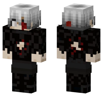 Kaneki Chapter 139 V2 Minecraft skin