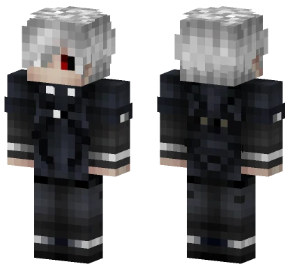 Kaneki Ken Minecraft skin