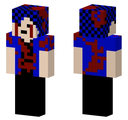 Kanl Blue And Red Minecraft skin