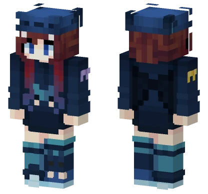 Karacorvus Blue Bats Minecraft skin