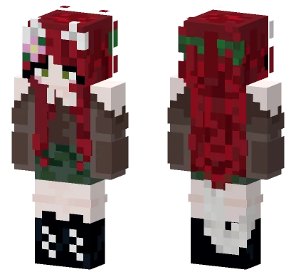 Kari92739 Red Rose Outfit Minecraft skin