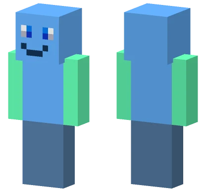 Karimsocoolroblox Blue Cloud Minecraft skin