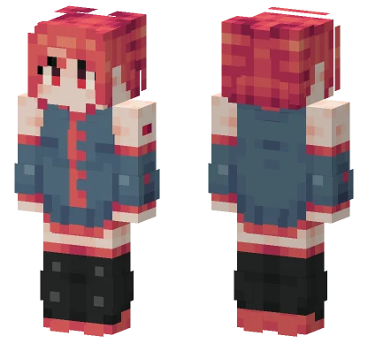 Kasane Teto Utau Minecraft skin