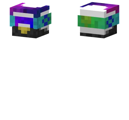 Kask Bialy Minecraft skin