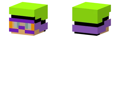 Kask Narciarski Minecraft skin