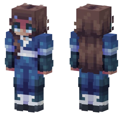 Katara Blue Outfit Minecraft skin