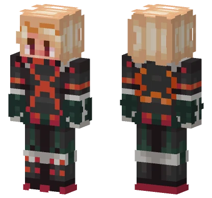 Katsuki Bakugo MHA BNHA Minecraft skin