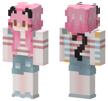 Kawaii 4th Chan Minecraft skin