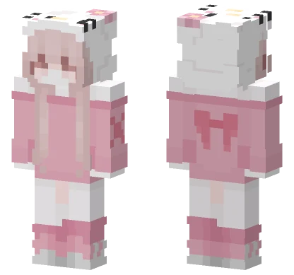 Kawaii Bunny Girl Minecraft skin