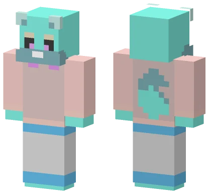 Kawaii Cloud Character Minecraft skin