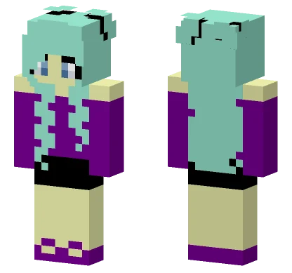 Kawaii Girl Minecraft skin
