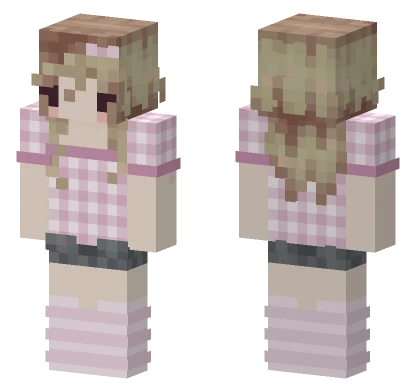 Kawaii Girl Minecraft skin