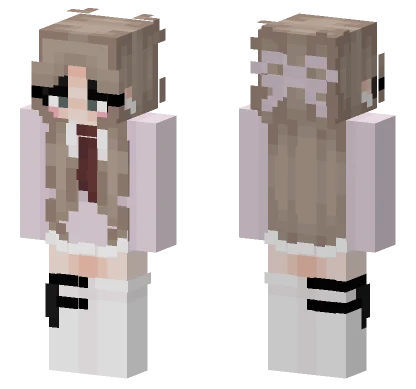 Kawaii Girl Outfit Minecraft skin