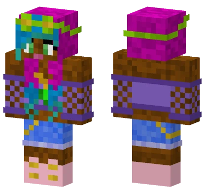 Kawaiicreeper YT Random Girl Minecraft skin