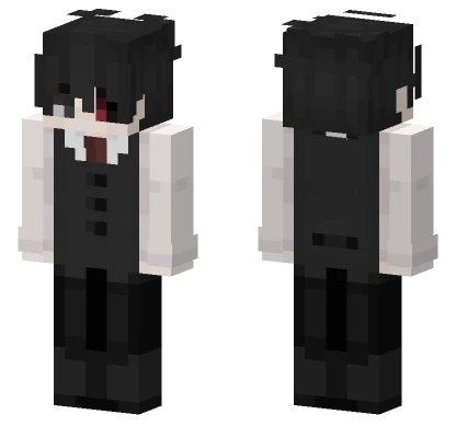 Ken Kaneki Anteiku Minecraft skin