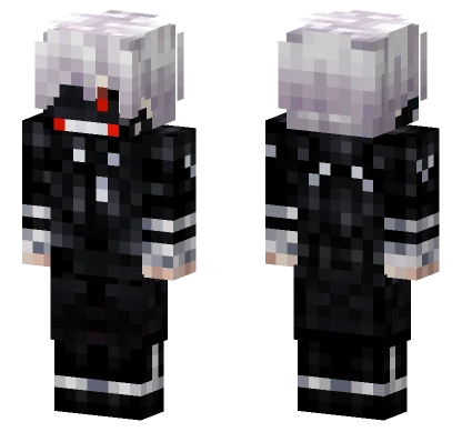 Ken Kaneki Aogiri Minecraft skin