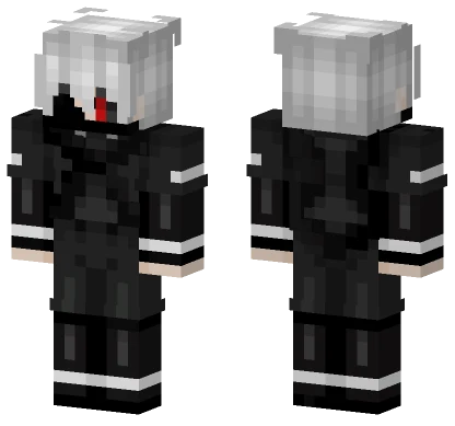 Ken Kaneki Minecraft skin