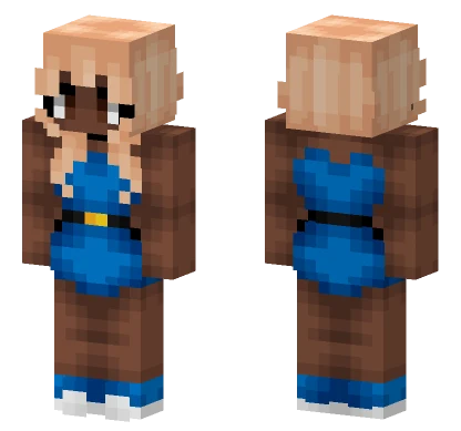 Kendra Blue Dress Minecraft skin