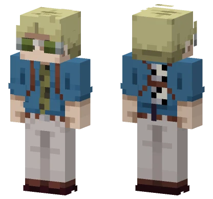 Kento Nanami Jujutsu Kaisen Minecraft skin