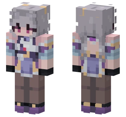 Keqing Minecraft skin