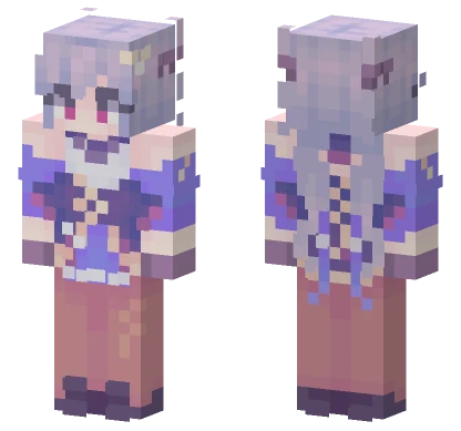 Keqing Minecraft skin