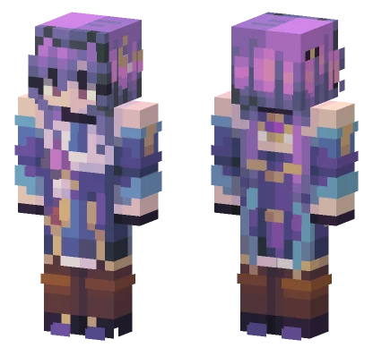 Keqing Minecraft skin