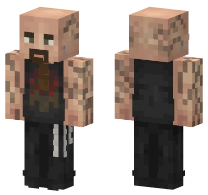 Kerry King Tattooed Man Minecraft skin